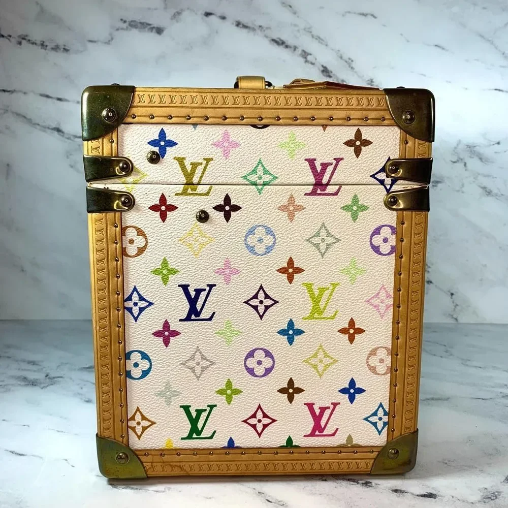 Louis Vuitton Multicolor Boite Pharmacie Monogram Blanc Murakami Trunk LV Case